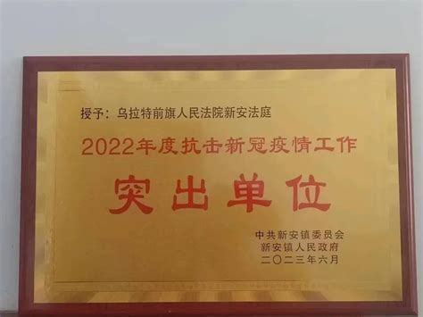 礼赞二十大，红心向党行——新安法庭喜获荣誉表彰 澎湃号·政务 澎湃新闻 The Paper