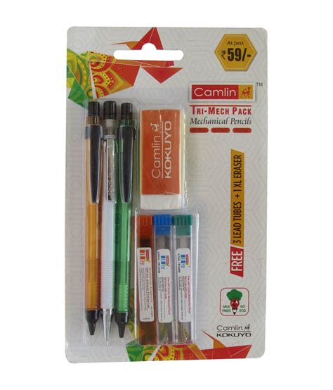 Camlin Mechanical Pencil Set Of Mm Mm Mm Pack Of Buy