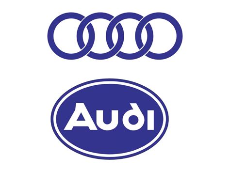 Audi Old Blue Logo PNG vector in SVG, PDF, AI, CDR format