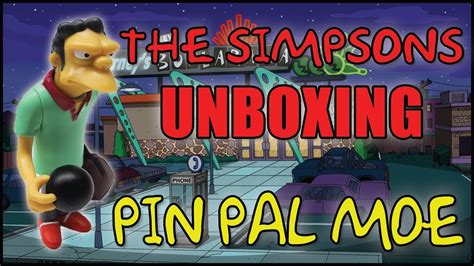 The Simpsons Pin Pal Moe Toy Unboxing Youtube