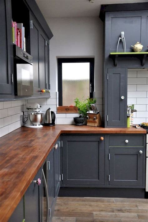 Incredible Farmhouse Gray Kitchen Cabinet Design Ideas Home