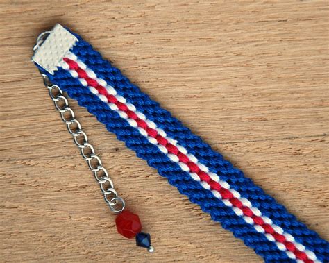 Iceland Flag Bracelet Nordic Friendship Bracelet Etsy Canada