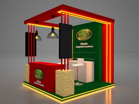 3D Exhibition booth Designing | Upwork