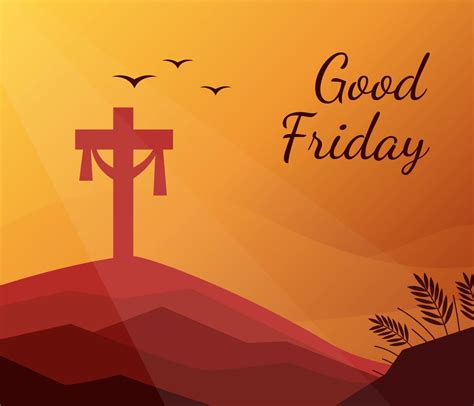 Jesus Cross Good Friday Background Vector Art At Vecteezy