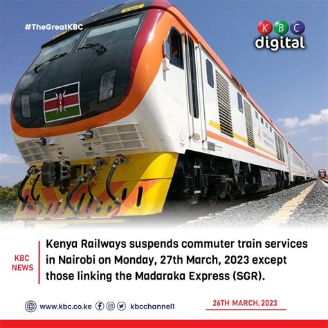 Africa Updates On Twitter Rt Kbcchannel Kenya Railways Suspends