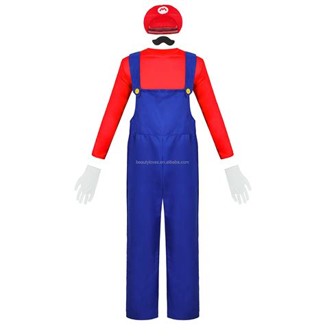 Sexy Ladies Super Mario Luigi Brothers Fancy Dress Costume - Buy