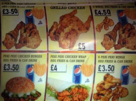 Menu At Chicken Bites Restaurant London Ilford Ln