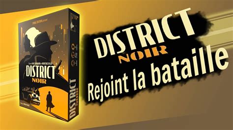 District Noir Le Jeu De Soci T Pour Joueurs En Route Pour L As D