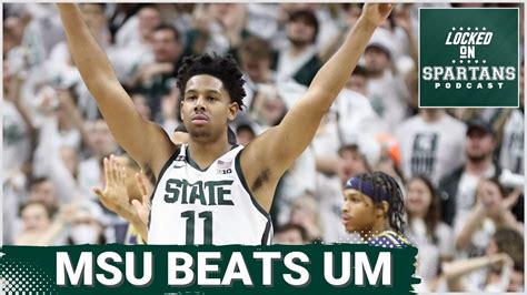 Msu Basketball Tops Michigan Malik Hall Aj Hoggard Shine In Win Msu