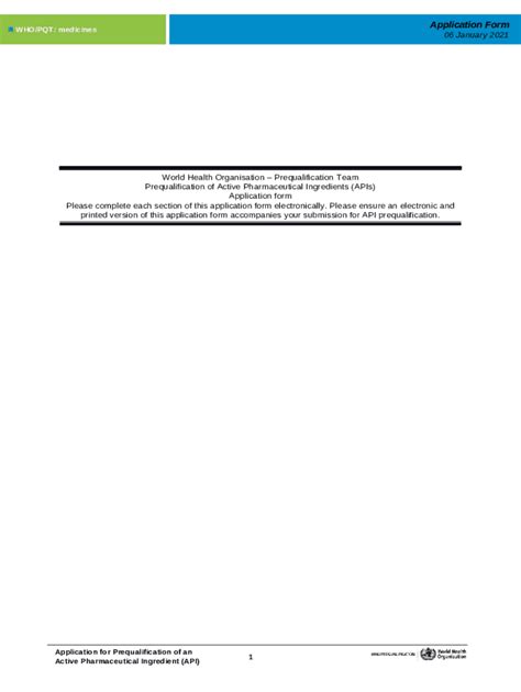 completed application    version