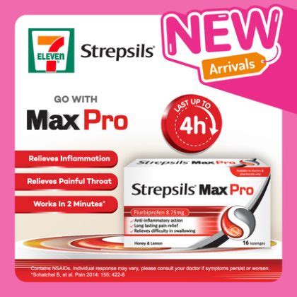 Strepsils Max Pro Lozenges Specially Formulated To Relief Inflamed Sore