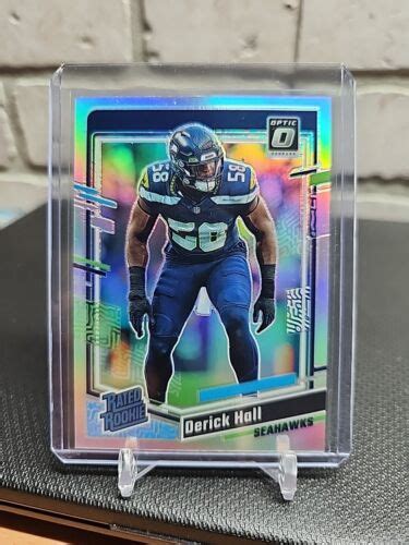 Donruss Optic Football Derick Hall Rated Rookie Silver