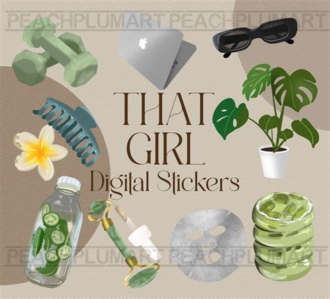 That Girl Digital Stickers, That Girl Png, That Girl Svg, Digital ...