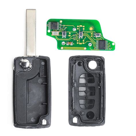 Koupit Dagu Mhz Button Flip Remote Key Id Chip For Peugeot