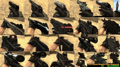 CS S Custom Weapon Skins Mega Pack 3 0 Counter Strike Source HD