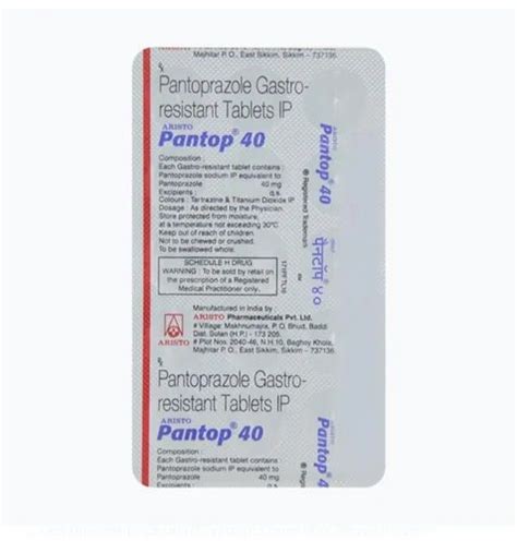 Pantoprazole 40 Mg Tablet At Best Price In Mumbai By Al Quraish