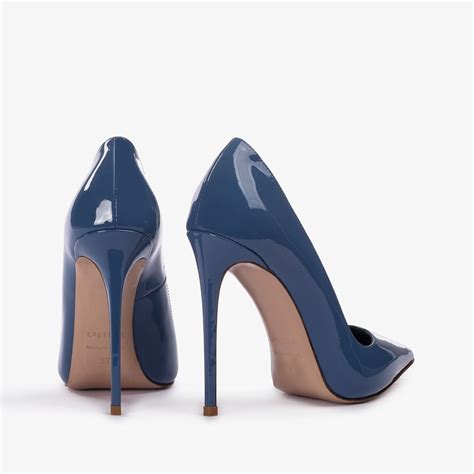 Nile Light Blue Patent Leather Pump Le Silla