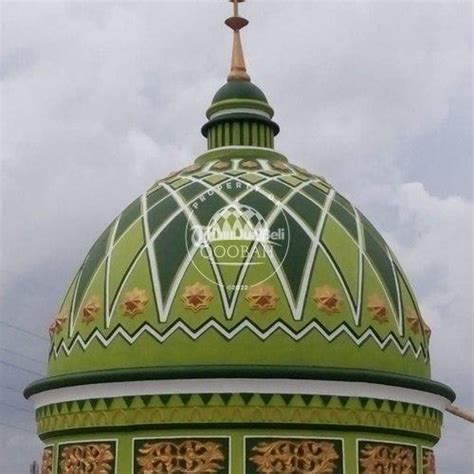 Kubah Masjid Jenis Plat Enamel Galvalum Stainless Dan GRC Bergaransi