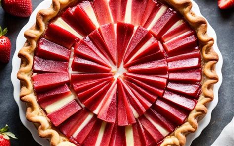 Summer Classic Strawberry Rhubarb Tart Recipe