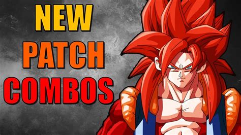 Gogeta Ssj New Patch Combos V Dbfz Youtube