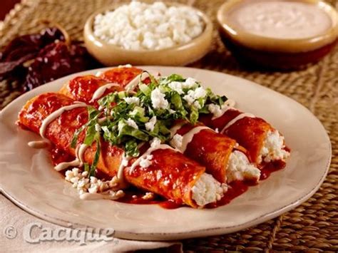 Authentic Queso Fresco Enchiladas Cacique Inc Mexican Food