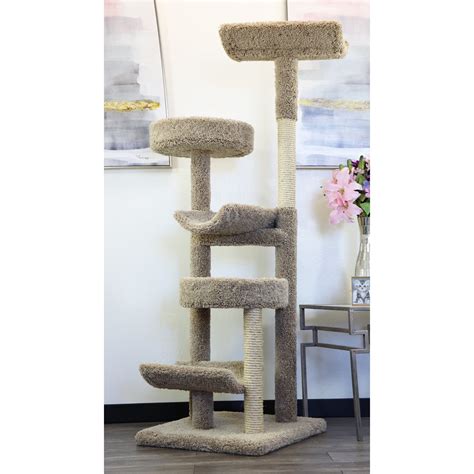 Prestige Cat Trees 130098 Neutral Staggered Tower Tree Large Walmart