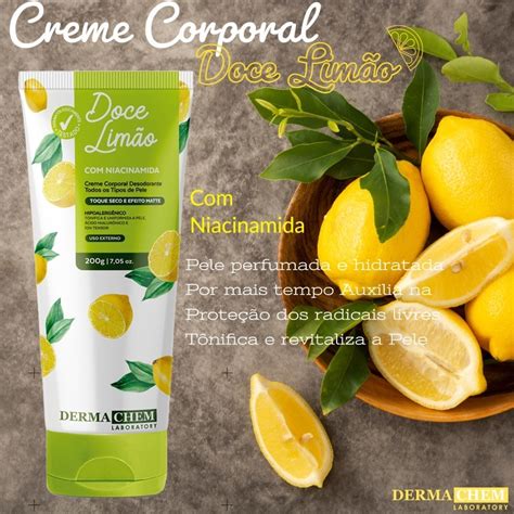 Creme Corporal Desodorante Doce Lim O G Dermachem Parcelamento