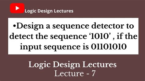 Design A Sequence Detector Overlapping Mealy Logic Design