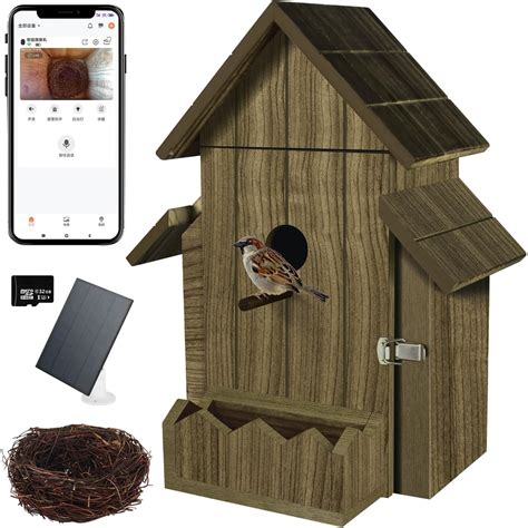 Amazon.com: Birdhouse Camera, Birdhouse with 1080P HD Camera Wireless ...