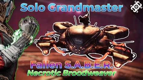 Solo Grandmaster Nightfall Fallen S A B E R Warlock Osteo Striga