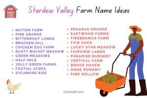 550 Stardew Valley Farm Names That Reflect Responsibly