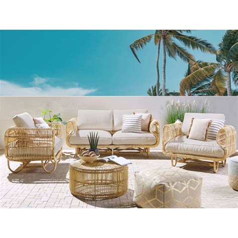 Sansibar Home Sitzer Lounge Set Leocadia Aus Rattan Wayfair De