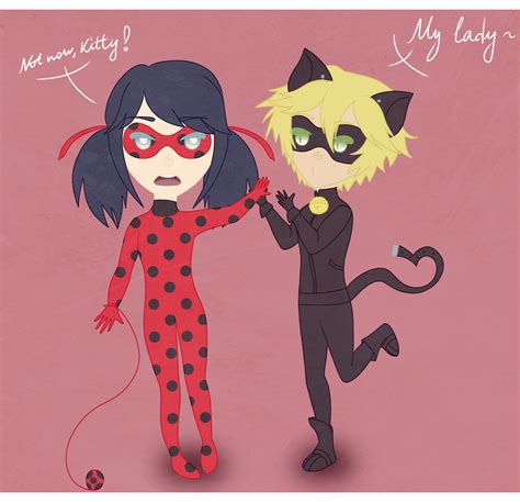 Chibis Ladybug And Chat Noir By Keiko Italy On Deviantart