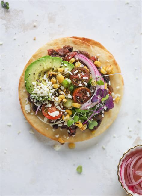 Black Bean Tostadas Black Bean Tostadas With Summer Veggies