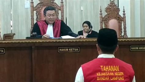 Berkas Jaksa Belum Siap Eks Kasat Narkoba Polres Lamsel Gagal Dituntut