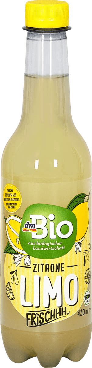 DmBio Gazirani Napitak Od Limuna 430 Ml Dm Drogeriemarkt Ba