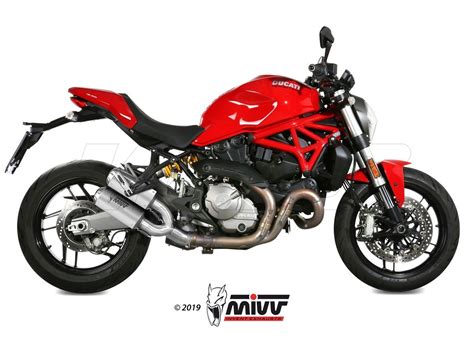 D Sm X Coppia Terminali Mivv Mk Acciaio Inox Ducati Monster