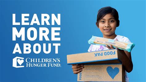 You Can Deliver Hope With Childrens Hunger Fund Youtube