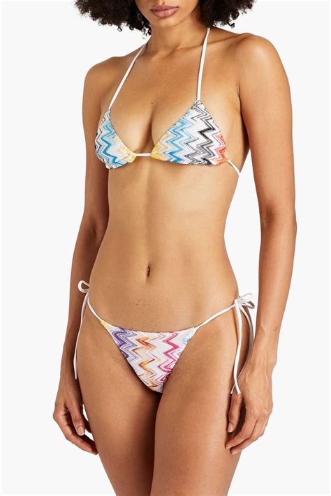 Missoni Crochet Knit Triangle Bikini The Outnet