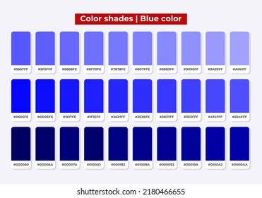 Blue Themed Color Palette Hex Rgb Code Color Palette Blue Colour Images