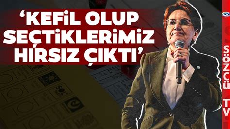 HIRSIZ ÇIKTI Meral Akşener den Zehir Zemberek Seçim Sonucu Açıklaması