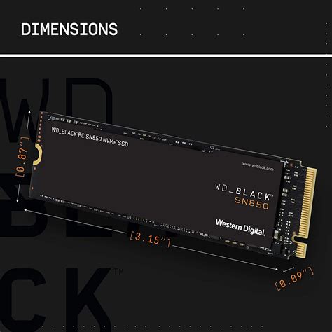 Western Digital WD_BLACK SN850 1 ТБ NVMe Встроенный твердотельный ...