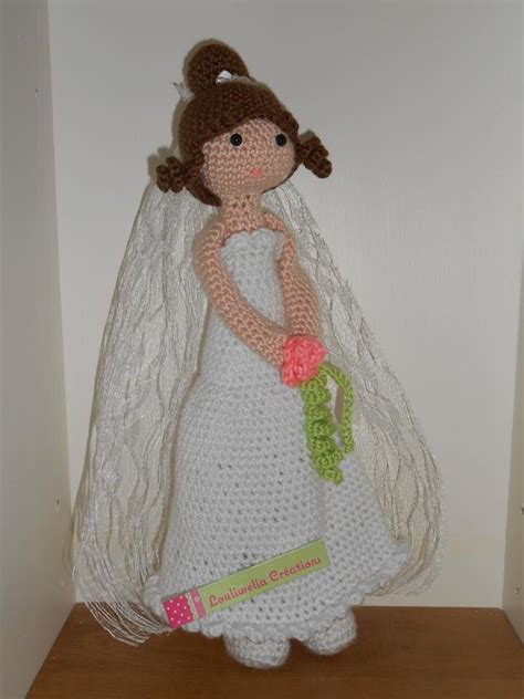 Tutoriel explications la jeune mariée au crochet en français amigurumi