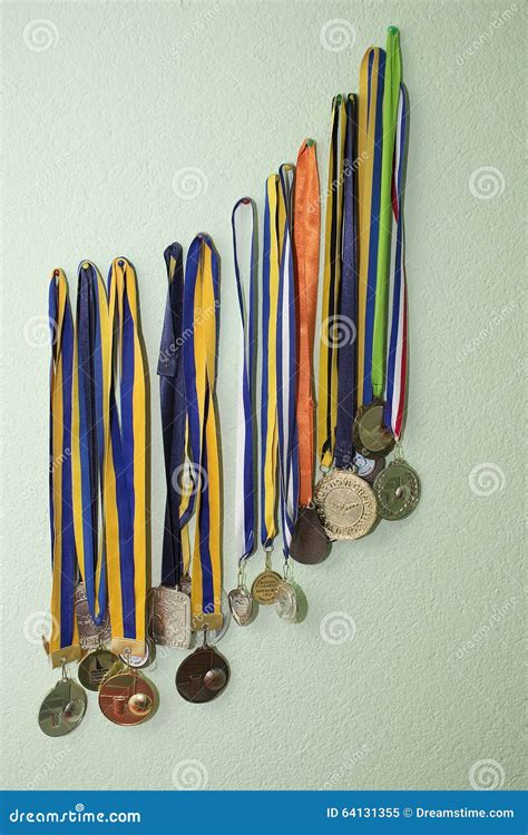 Medals On Wall Editorial Image Image Of Organization 64131355