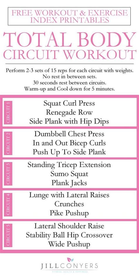 Total Body Circuit Workout Guest Post Hello To Fit In 2024