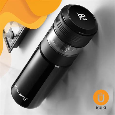 Jual Kuiki Botol Minum Tumbler Termos Kaxifei Tea Dilengkapi Led