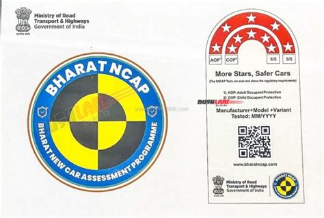 Bharat NCAP Crash Test Rating System How Many Points To Get 5 Stars