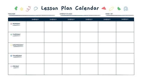 Free Custom Printable Classroom Calendar Templates Canva