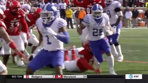 Benny Snell Jr Scores A Powerful Touchdown For Kentucky YouTube