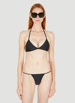 Gucci Interlocking G String Bikini Woman Swimwear Black M ShopStyle